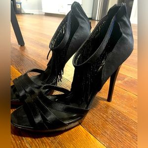 BCBG Beaded Detail Strappy Heel